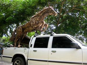 Delivering Sculptures