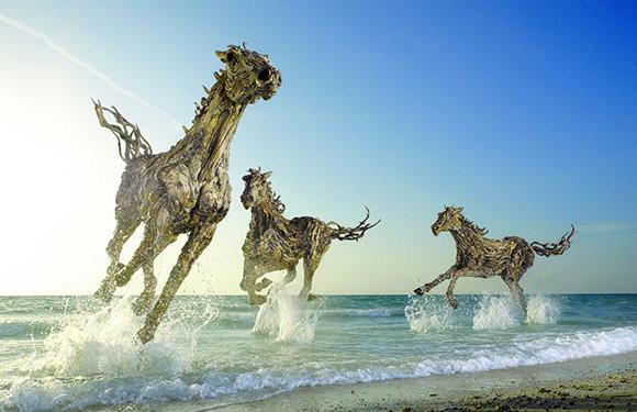 Driftwood Horses