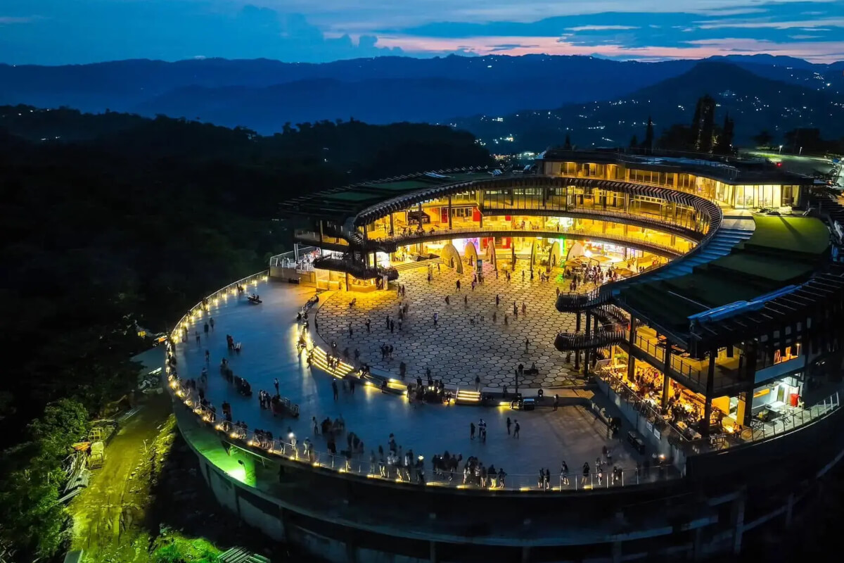 TOPS Cebu illuminated at night, venue for Tops ArtFest