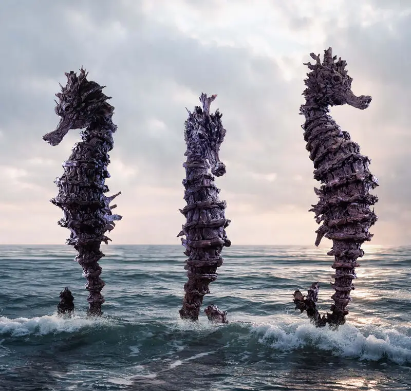 Quiet Journeys – driftwood sculpture by James Doran-Webb