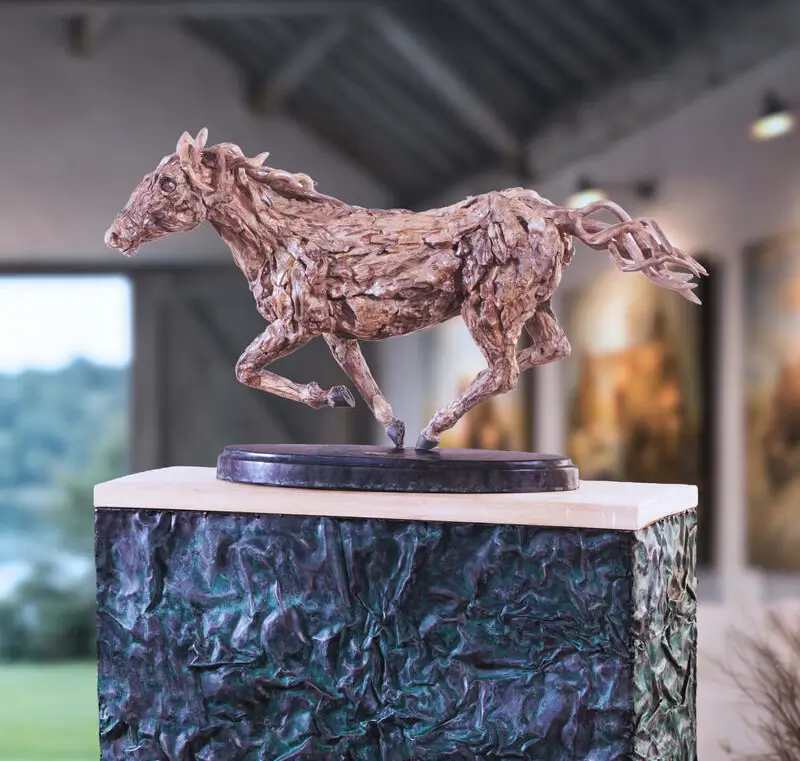The Maquette of Mercury – driftwood sculpture by James Doran-Webb
