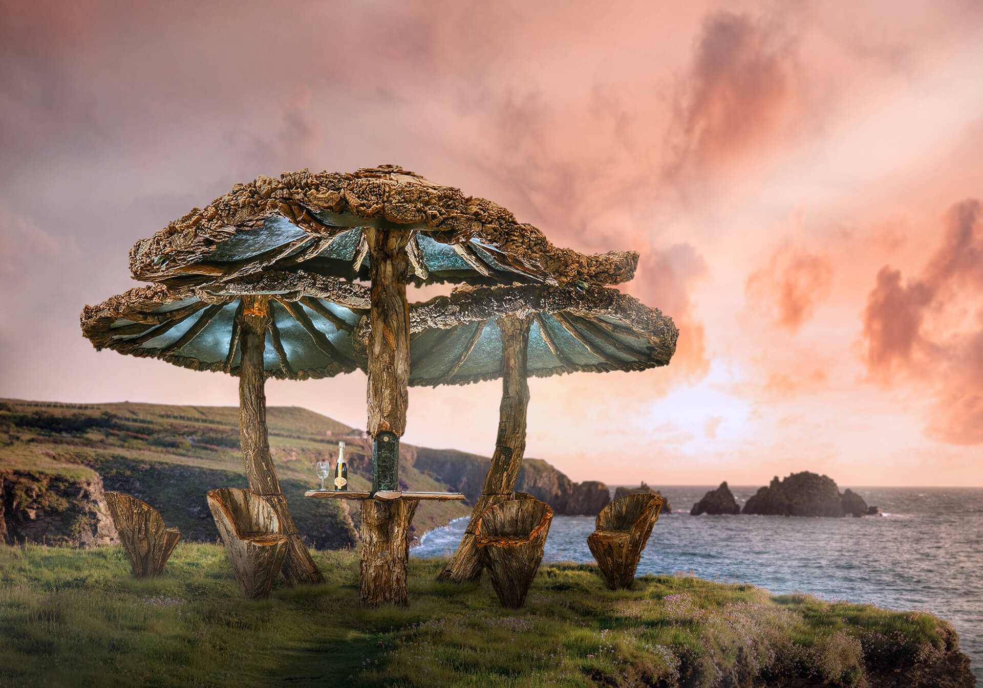 The Champagne Mushrooms