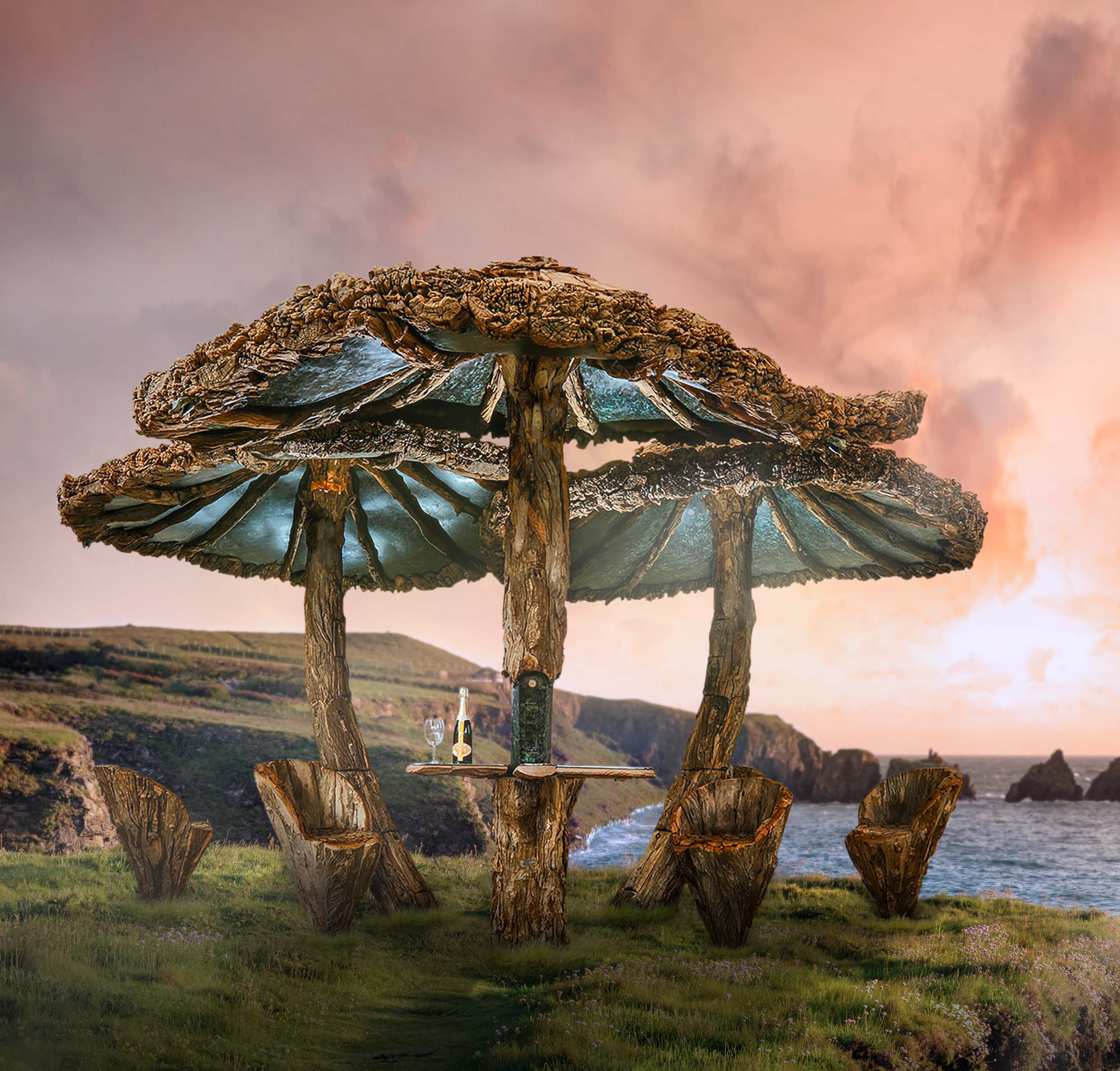 The Champagne Mushrooms