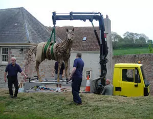 Delivering Sculptures