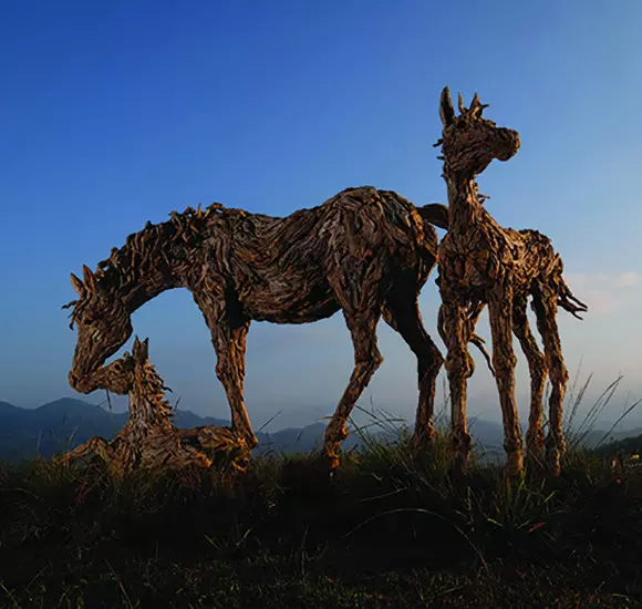 Driftwood Horses