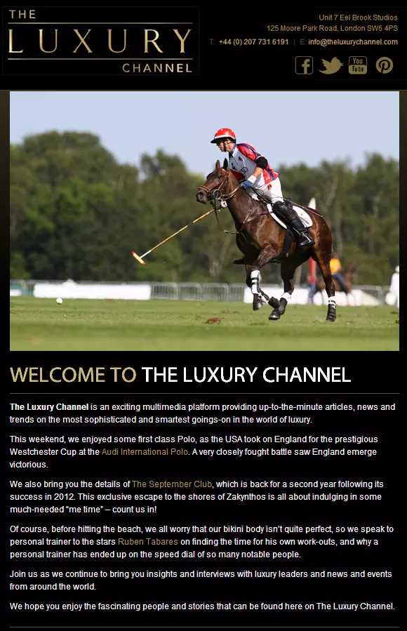 The Luxury Channel - June 2013