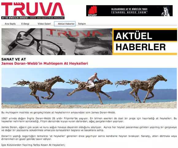 Turkish magazine about horses - February 2015